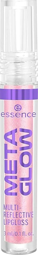 essence | Meta Glow Multi-Reflective Lip Gloss | Iridescent Shimmer, Holographic, Non-Sticky & Comfortable | Vegan & Cruel...