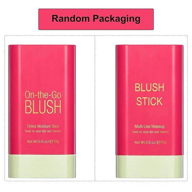 Multi-Use Makeup Blush Stick,Beauty Solid Moisturizer Stick,Waterproof Natural Nude Makeup,Tinted Solid Moisturizer Stick ...