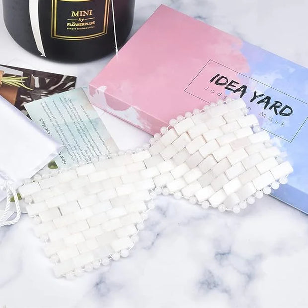 White jade eye mask cooling