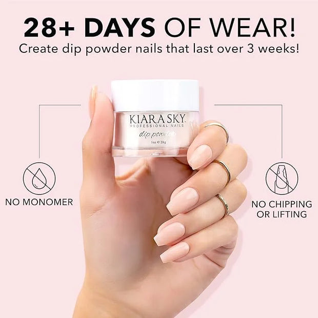 Kiara Sky Long Lasting Nail Dip Powder Yellow Tones 1 oz, New Yolk City - Product Image