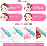 12 Pcs Eyebrow Razor, Face Razors for Women, Exfoliating Trimmers, Eyebrow Grooming Shaper for Women, Peach Fuzz, Hair Rem...