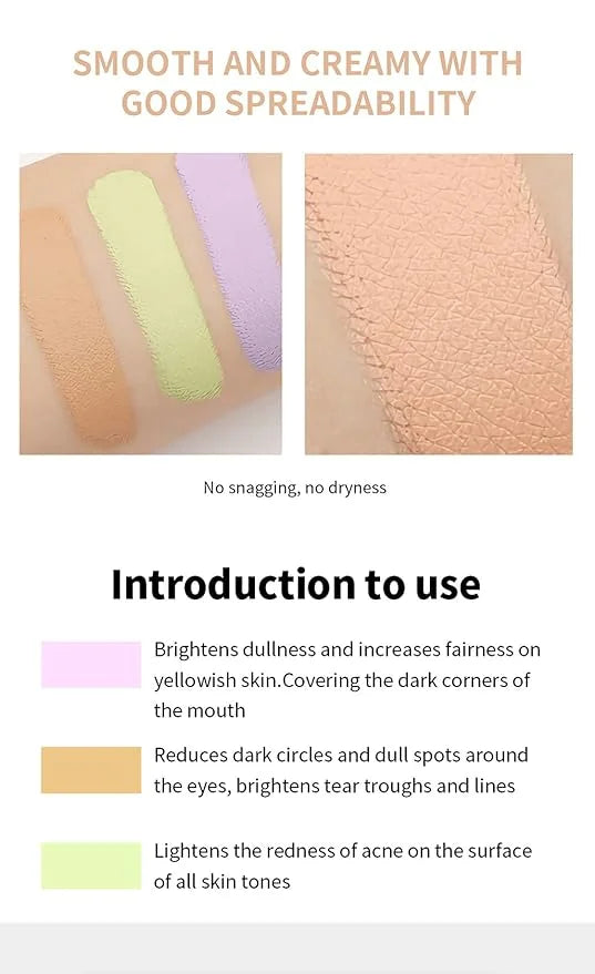 12 Color Correcting Concealer Palette, Cream Color Corrector
