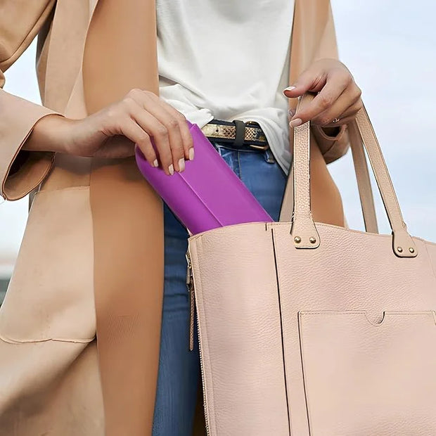 Silicone makeup brush holder travel
