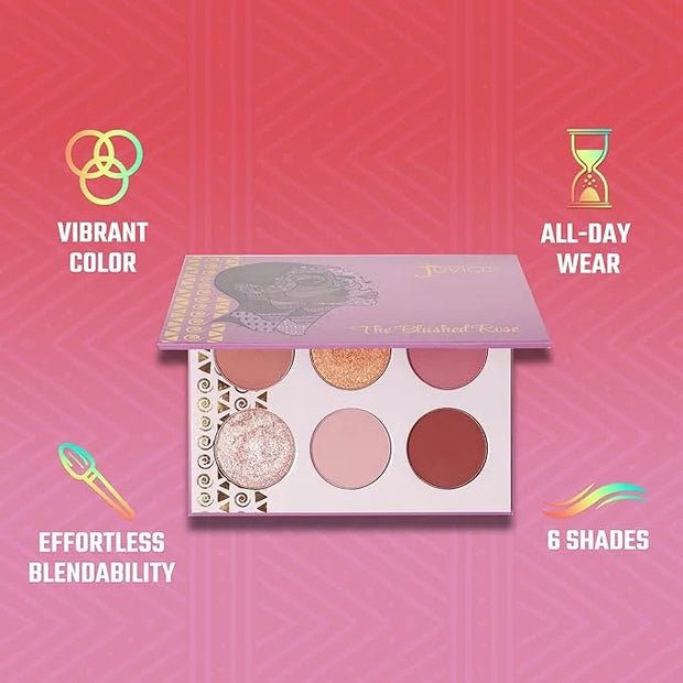 Juvia's Place Palette Blushed Rose - Rosy, Pinks,