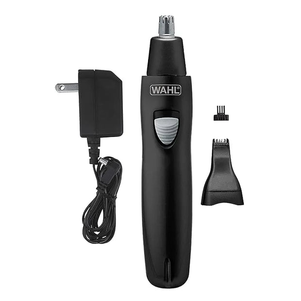 Wahl Groomsman Rechargeable Precision Trimmer for Hygienic Grooming with Rinsable, Interchangeable Heads for Eyebrows, Nec...