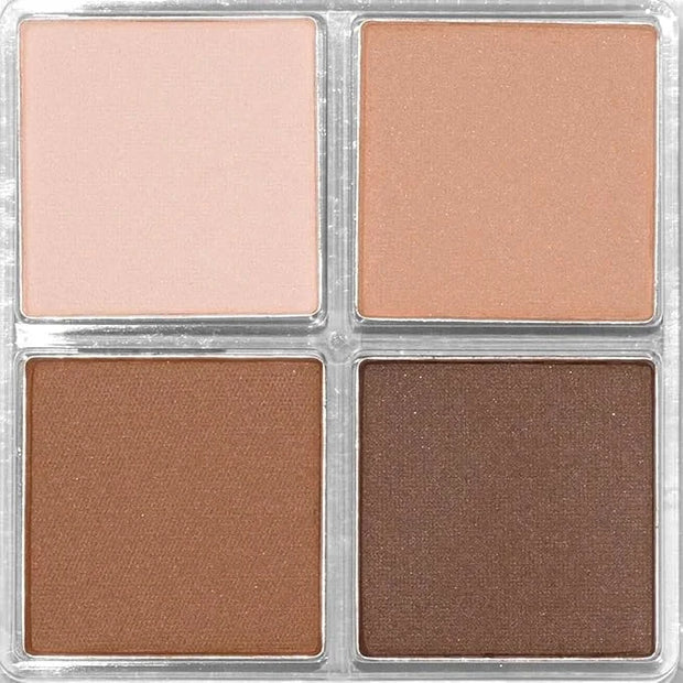 Palladio Eyeshadow Quads, Velvety Pigmented Blendable Matte, Metallic & Shimmer Finishes, Creamy Formula, Four Way Quad Ey...