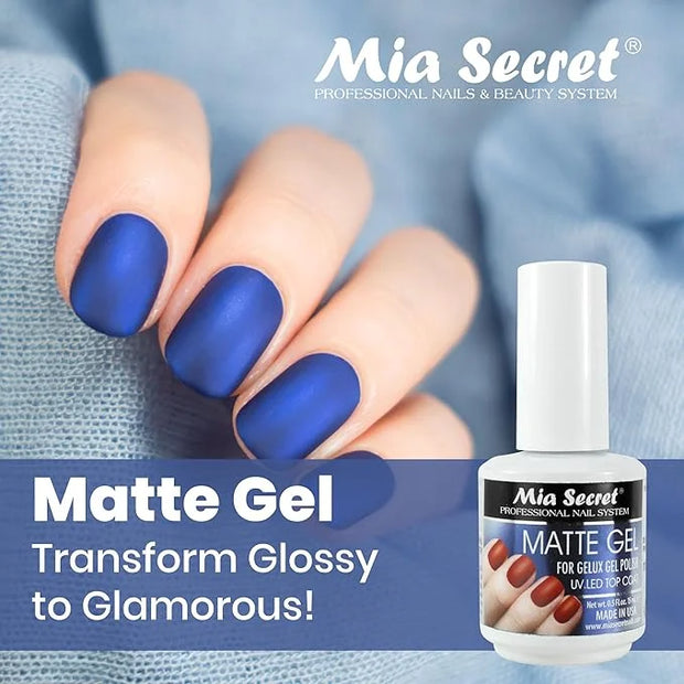 Mia Secret - Matte Gel For GELUX Gel Polish made in USA - Product Image