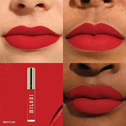 Milani Stay Put Longwear Liquid Lipstick - Smudge-Proof, Kiss-Proof, and Fade-Resistant Formula for All-Day Wear - Red Fla...