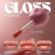 SARELLY CREATIVO LAB | Makeup Set Clear Lip Gloss + Shimmer and Shine | Beauty Vegan Skincare Make Up - Trending Lip Makeu...