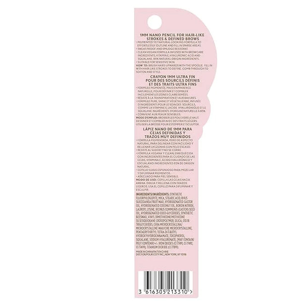 Covergirl Clean Fresh Brow Nano, 400 Soft Brown, Eyebrow Pencil, Ultra-Precise Tip, Waterproof, Transfer-Resistant, Built-...