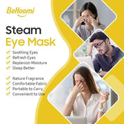 30Packs Steam Eye Mask, Heated Eye Mask Warm Compress for Eyes, Self Heating Warm Eye Masks Disposable Steam Mask for Home...