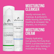 Vibriance Bundle Skincare Set | Super C Serum, Moisturizing Cleanser and Face Cream | Complete Kit for Radiant Beauty - Pr...