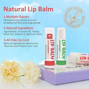 24 Pack Lip Balm, Natural Lip