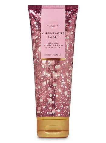Bath and Body Works - Champagne Toast - 3 pc. Gift Set - Moisturizing Body Wash, Fine Fragrance Mist and Ultra Shea Body C...