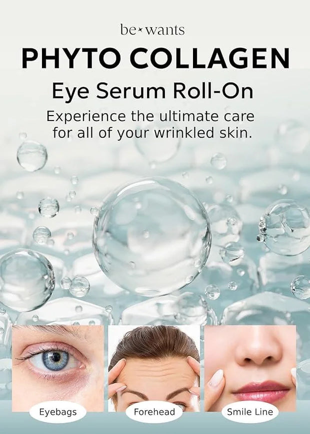 Bewants Eye Serum Stick for Hydrating & Lifting Cream for Neck & Décolleté Wrinkle Care with 61% Bamboo Water & Cica, 1.01...