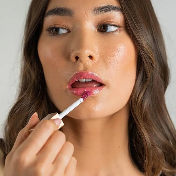 Sara Happ Wild Berry Slip Luxe Gloss with Subtle Shimmer - High-Impact Shine & Long-Lasting Wear, Nourish, Hydrate, and He...