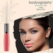 Bodyography Icon Dual Lip Gloss, Tarte, 0.3 Ounce - Product Image