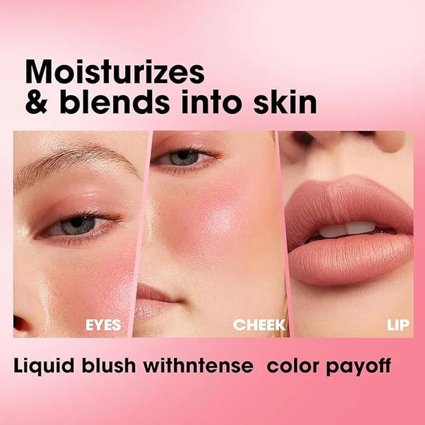 Jolilab Liquid Blush - High Pigment, Long - Lasting, Buildable Color for a Natural Glow（04#） - Product Image