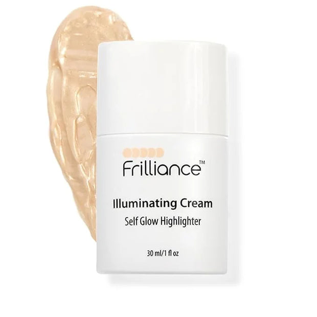 Frilliance Illuminating Cream, Hydrating Self Glow Highlighter, Cruelty Free Hypoallergenic for Teens of All Skin Types, 3...