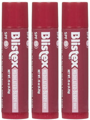 Blistex Medicated Berry Lip Balm, 3
