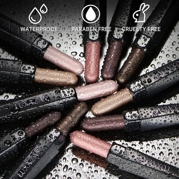 6PCS Cream Eyeshadow Stick Makeup Sets, Metallic And Matte Shimmer Eye Shadow Eye Brightener Stick Pencil Crayon, B06-Pink...