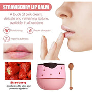 3Pcs Honey Lip Balm Honey Pot, Exfoliator,