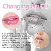 2 Pcs Magic Color Changing Lip Oil, Long Lasting Moisturizing Lip CareNon-Sticky Fresh Texture Glimmer Lip Glow Oil. (Magi...
