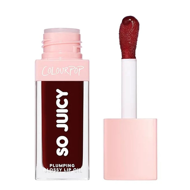 ColourPop So Juicy Plumping Glossy Lip Oil - Hydrating & Plumping Lip Oil with a Sheer Wash of Non-Sticky Color - Infused ...