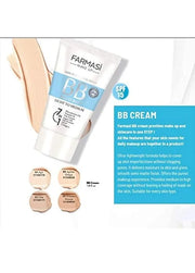 FARMASi Make Up BB Cream Beauty Balm, Full-Coverage Foundation, Concealer, Moisturizer BB Cream for All Skin Types, 1.7 fl...