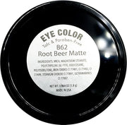 Root Beer Matte Deep Bronze Red Brown Pressed Powder Single Vegan Eyeshadow; Talc, Paraben & Cruelty Free - Product Image