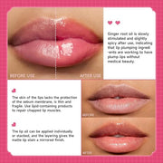 Lip Plumper Gloss High-Shine Liquid Lip Plumping Color, Long-Lasting Plumper Pout, Moisturizing, Non-Sticky With Natural G...
