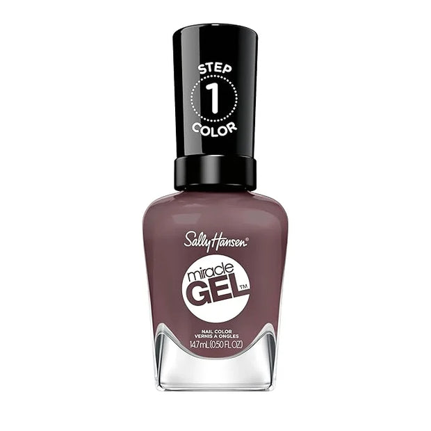 Sally Hansen Miracle Gel™, Saddle Up, Long Lasting, Gel-Like Formula, No UV Lamp Needed, Brown Nail Polish - Product Image
