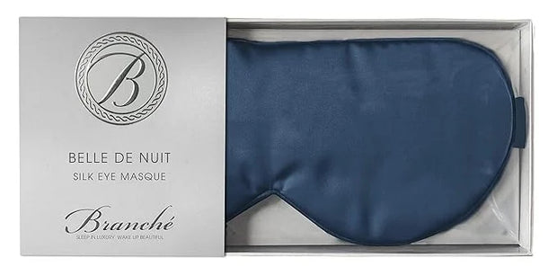 Branche Beauty Belle De Nuit Sleep Mask - Silk Eye Mask 6A Silk 22 Momme Eye Cover Sleepover Shade Blindfold Mask for Luxu...