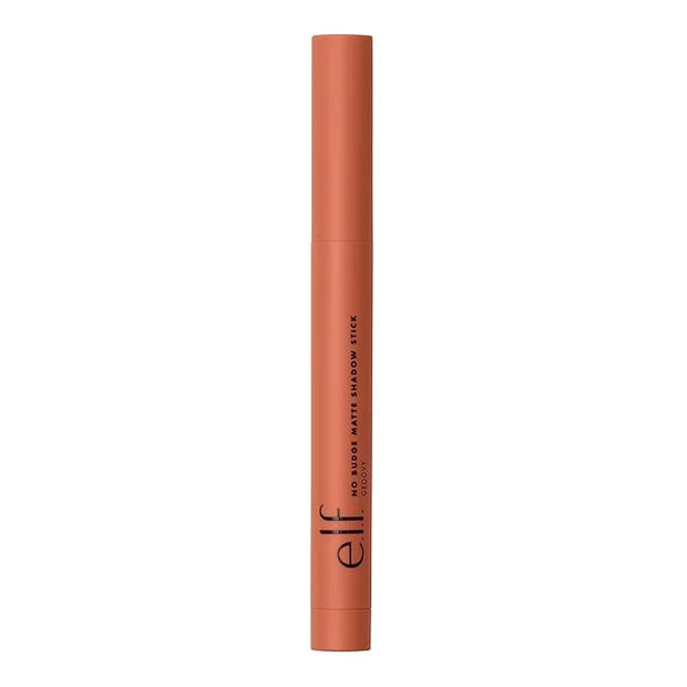 e.l.f. No Budge Matte Shadow Stick, One-Swipe Cream Eyeshadow Stick, Long-Wear & Crease Resistant, Matte Finish, Groovy - ...