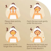 Under Eye Patches (30 Pairs), 24K Gold Under Eye Mask for Puffy Eyes, Dark Circles,Bags and Wrinkles with Collagen,Relieve...