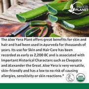 Organic Aloe Vera Powder for Hair & Face (2 Pounds) | Aloe Barbadensis | AloeVera Extract USDA Certified by Proud Planet