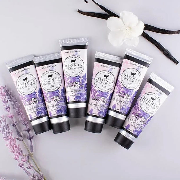 Dionis - Goat Milk Skincare Scented Hand Cream (1 oz) Set of 6, Moisturizing Lotion for Dry Skin, Good for Sensitive Skin,...