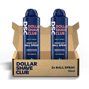 Dollar Shave Club | Ball Spray (2 Pack) | Fast Absorbing Body Deodorant Spray for Men - Product Image