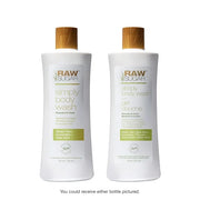 RAW SUGAR Sensitive Skin Simply Body Wash - Green Tea + Cucumber + Aloe Vera, Moisturizing & Brightening Bath & Shower Gel...