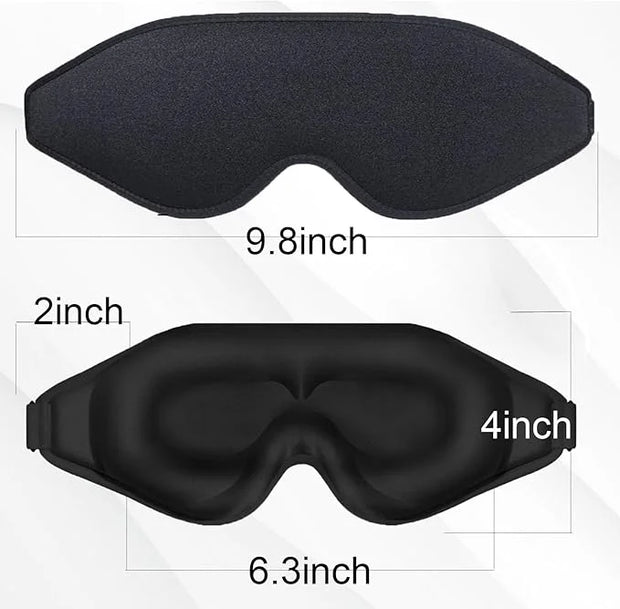 Eye Mask for Lash Extensions, Sleep Mask for Lash Extensions, Zero Eye Pressure 3D Contoured Lash Extension Sleep Mask - P...