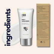 UV Clear SPF 50 Sunscreen with Zinc Oxide, UVA and UVB Protection, Broad Spectrum, Non-Greasy, No White- Cast, Soothing, W...