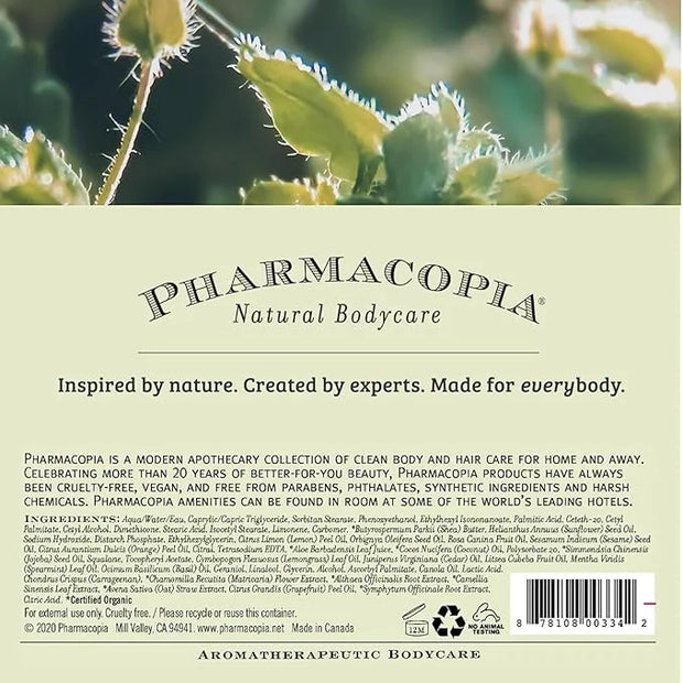 Pharmacopia Verbena Body Lotion - Hydrating Natural Moisturizer with Aromatherapy Benefits - Cruelty-Free Vegan Skin Care ...