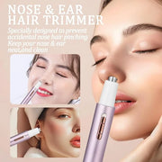 Nose & Eyebrow Trimmer for Women and Men,2025 Rechargeable Ear Razor & Face Shaver,Lady's Painless Portable Facial Hair Re...