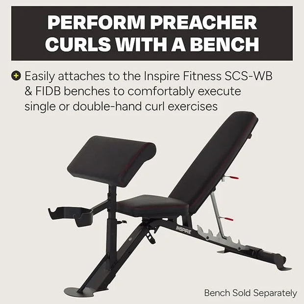 Inspire Fitness Preacher Curl Attachment - Bench Attachment FT1 Bench - Product Image