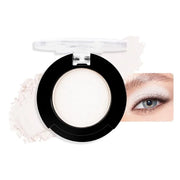 Monochrome Matte Eyeshadow Makeup Palette, Highly Pigmented Ivory White Eyeshadow Palette, Matte Pressed Powder Eye shadow...