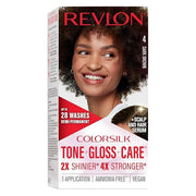 Revlon ColorSilk Tone + Gloss + Care Demi Permanent Hair Color, Dye Kit with Leave-In Scalp and Haircare Serum, 2x Shinier...
