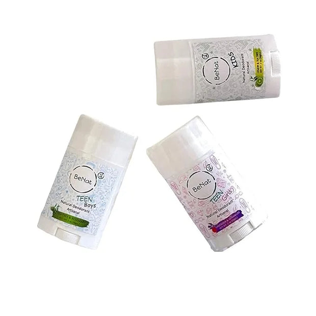 2-Pack All Natural Deodorant For Kids and Teens 100% Natural Aluminum-Free Carcinogen Free Kids Deodorant For Boys and Gir...