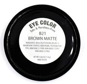 Chocolate Brown Chestnut Cocoa Matte Opaque Pressed Powder Single Vegan Eyeshadow; Talc, Paraben & Cruelty Free - Product ...