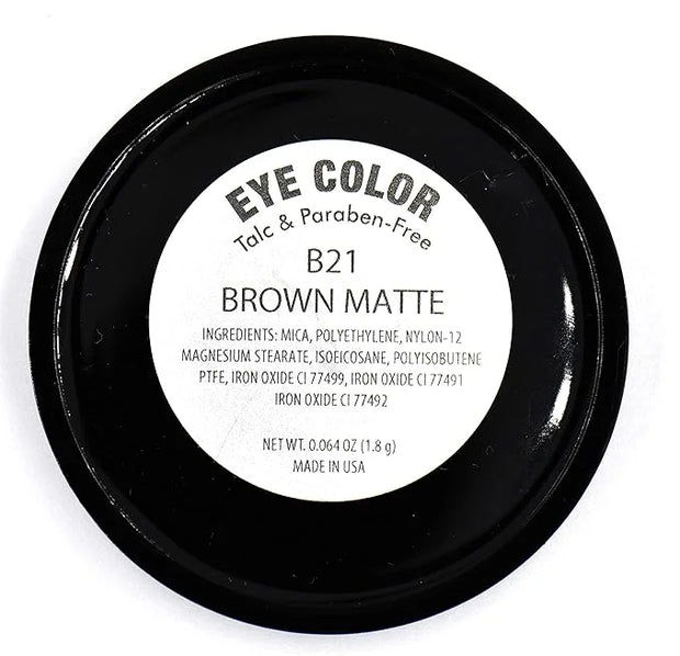 Chocolate Brown Chestnut Cocoa Matte Opaque Pressed Powder Single Vegan Eyeshadow; Talc, Paraben & Cruelty Free - Product ...