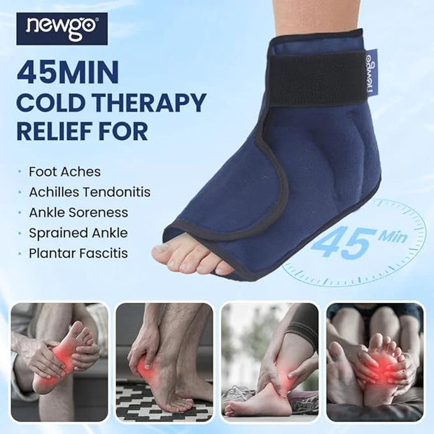 NEWGO Bundle of Cool Eye Mask and Foot Ice Pack - Product Image
